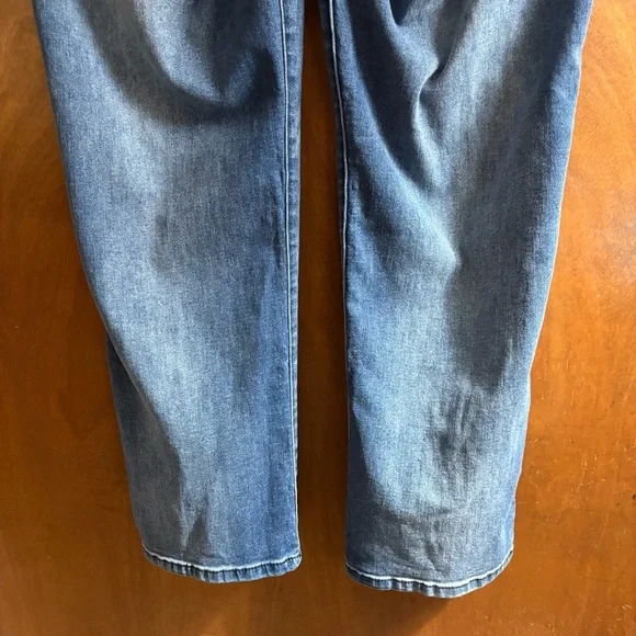 Democracy Ab Solution Blue Booty Lift Straight Leg Jeans Country Western Rodeo - Picture 11 of 14